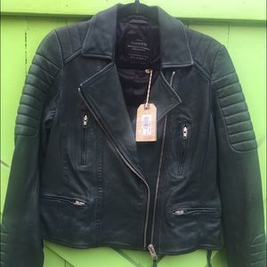 Allsaints Forrest biker leather women jacket